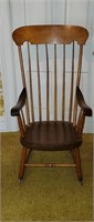 Early Antique Primitive Wood Rocking Chair