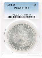 1904-O US MORGAN SILVER $1 DOLLAR COIN