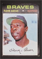1971 Topps Baseball Hank Aaron #400 w/blank back