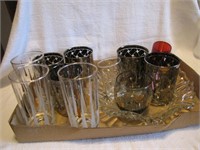 Lot of Vintage HiBall Glasses & More