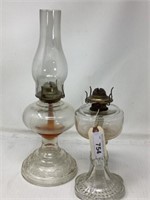 2) Vintage Oil Lamps