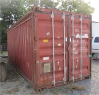 20' Tarp Top Container w/ Steel Rigging Slings-