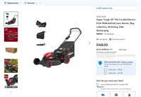 FB3360  Hyper Tough 20 Electric Lawn Mower