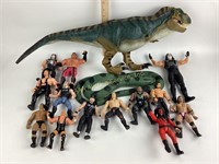 WWF WWE Wrestling Action Figures:  Kane, Sting,