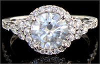 14kt Gold 2.00 ct Round Cut Diamond Ring