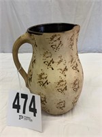 antique cats paw design pitcher 10" T perfect