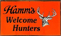 Hamm's  Welcome Hunters Banner