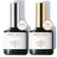 Modelones Gel Nail Polish Top and Base Coat, 10ml