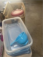 Box plastic ware