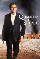 Signed James Bond Quantum of Solace Poster