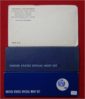(3) Special Mint Sets - 1965-1966-1967