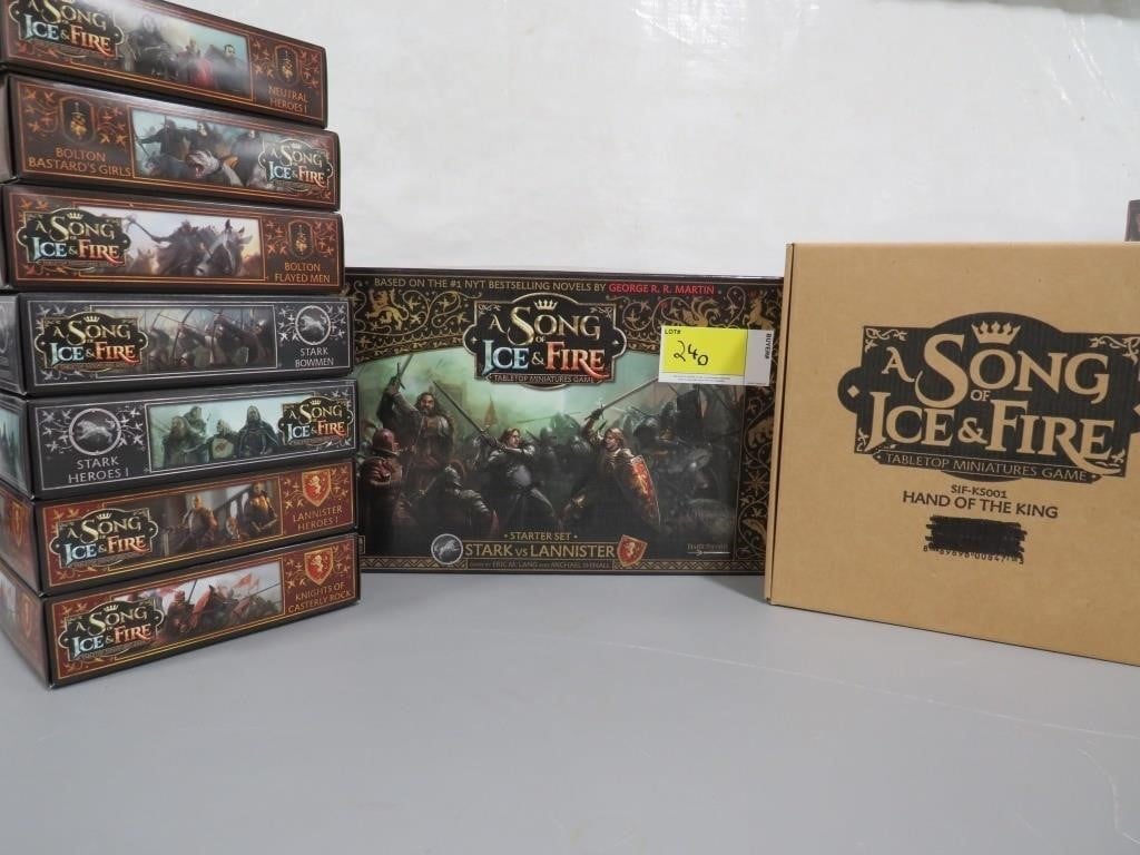 Lot - Song of Ice & Fire Tabletop Miniatures
