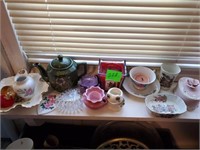 MISC. COLLECTION - TEAPOTS AND VASES
