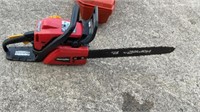 Homelite chainsaw with case, has compression