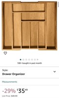 Expandable Bamboo Utensil Organizer - Kitchen