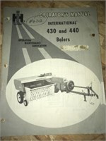 IH 430 AND 440 BALERS OWNERS MANUAL