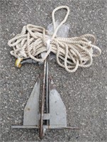 12" Boat Anchor With Rope
