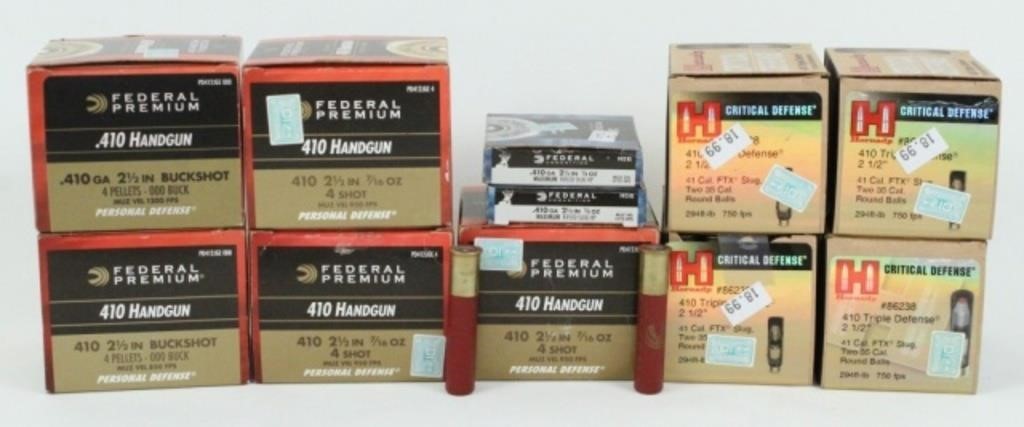 (189) Hornady/Federal 410 Personal Defense Shells