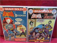 1972-73 Brave & Bold Batman w Joker Deadman Comics