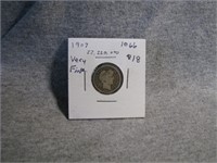 1907 Silver Mercury dime