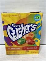 Fruit gushers 36 pouches fruit flavored snacks