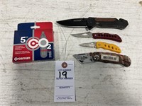 Folding Pocket Knives, Crosman CO2 Cartridges