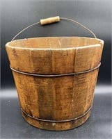 Antique Wooden Well Bucket