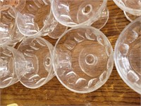 24 GLASS DESSERT CUPS (CLEAR)