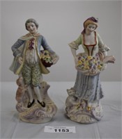 Normally Hand Painted China Figurines