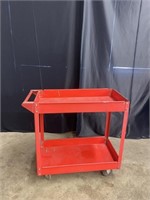 Red Metal Cart