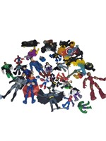 Bag Lot of Various Superhero Action Figures and