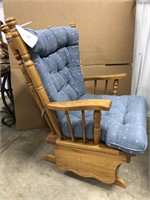 Oak Rocker Glider