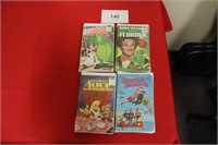 4  Walt Disney VHS Movies