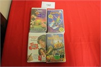 4  Walt Disney VHS Movies