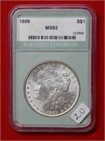 1889 Morgan Silver Dollar   ***