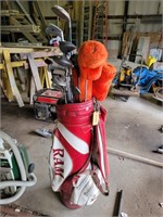 Ram Golf Bag & Misc Clubs