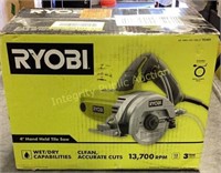 Ryobi Corded 4” Hand Held Wet Tile Saw $100