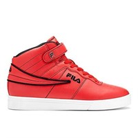 New Fila Men's Vulc 13 Top Stitch Sneaker, Red/Bla