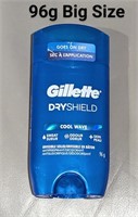 Gillette Dryshield Cool Wave 96g Large Size