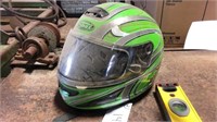 Green helmet