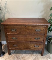 Wooden 3 Drawer Dresser
