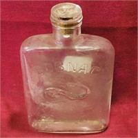 Cognac Monnet Glass Bottle (Antique)