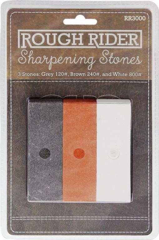 Rough Ryder knife Sharpening Stone Set 3pc