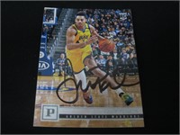 Jordan Poole signed ROOKIE basketball card COA