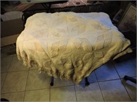 Hand crocheted double bed cover