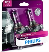 Philips H11 VisionPlus Upgrade Headlight Bulb with