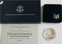 PROOF VITRANS SILVER DOLLAR W BOX PAPERS