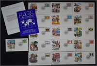 1983 World Flags United Nations Cover Set