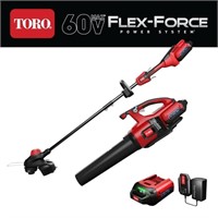 60-Volt Max Cordless Trimmer & Blower Combo