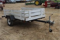 5ft x 8ft Utility Trailer, B78-13 Tires, 2" Ball